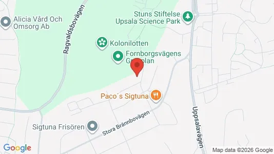 Lägenheter att hyra i Sigtuna - kort over placeringen