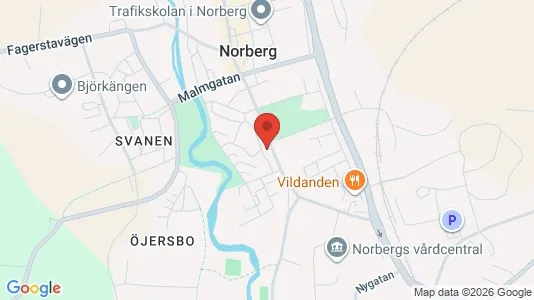 Lägenheter att hyra i Norberg - kort over placeringen