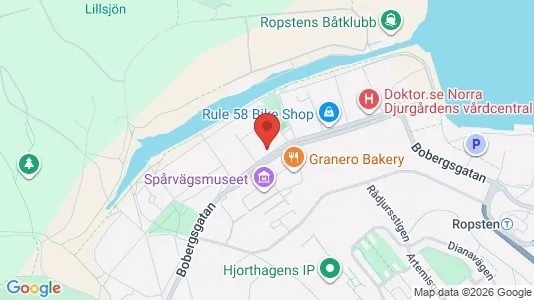 Lägenheter att hyra i Östermalm - kort over placeringen