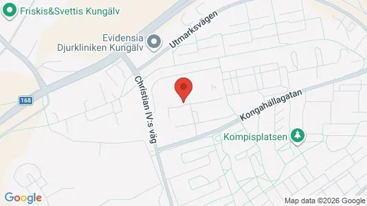 Lägenheter att hyra i Kungälv - kort over placeringen