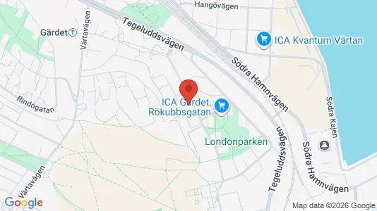 Lägenheter att hyra i Östermalm - kort over placeringen