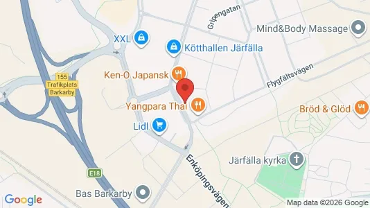 Lägenheter att hyra i Järfälla - kort over placeringen