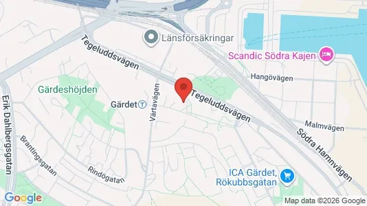 Lägenheter att hyra i Östermalm - kort over placeringen