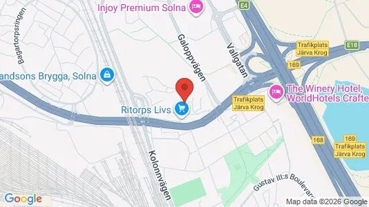 Lägenheter att hyra i Solna - Bild från Google Street View