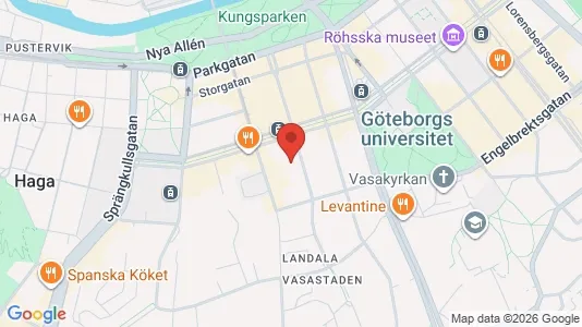 Lägenheter att hyra i Göteborg Centrum - kort over placeringen