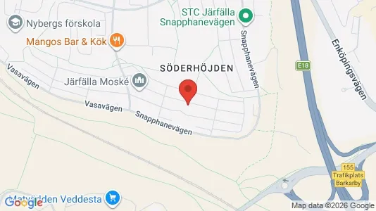 Lägenheter att hyra i Järfälla - kort over placeringen