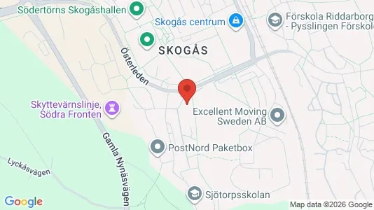 Lägenheter att hyra i Huddinge - Bild från Google Street View