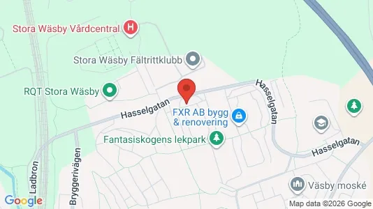 Lägenheter att hyra i Upplands Väsby - Bild från Google Street View