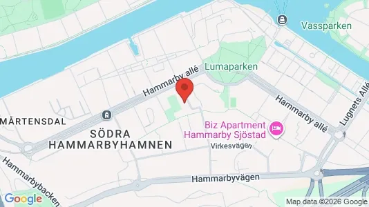 Lägenheter att hyra i Hammarbyhamnen - Bild från Google Street View