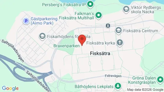 Lägenheter att hyra i Nacka - kort over placeringen