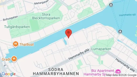 Lägenheter att hyra i Hammarbyhamnen - Bild från Google Street View
