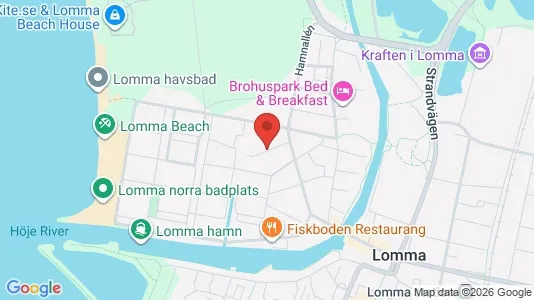 Lägenheter att hyra i Lomma - kort over placeringen