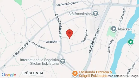 Lägenheter att hyra i Eskilstuna - kort over placeringen