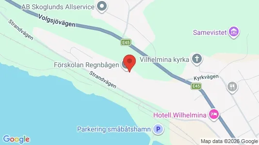 Lägenheter att hyra i Vilhelmina - kort over placeringen