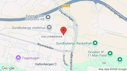 Lägenheter att hyra i Sundbyberg - kort over placeringen