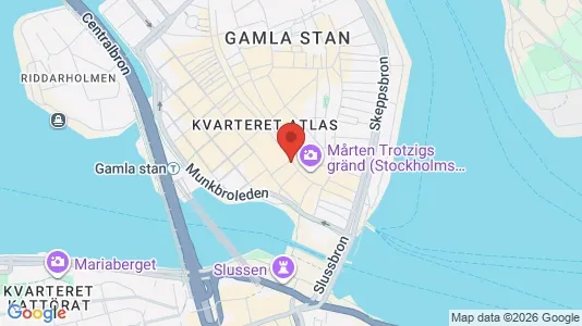 Lägenheter att hyra i Stockholm Innerstad - kort over placeringen