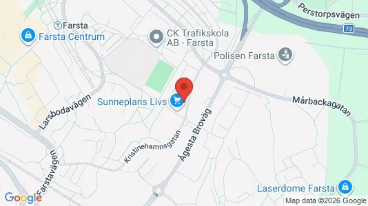 Lägenheter att hyra i Söderort - kort over placeringen