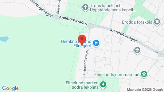 Lägenheter att hyra i Limhamn/Bunkeflo - kort over placeringen