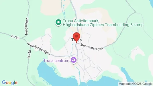 Lägenheter att hyra i Trosa - kort over placeringen