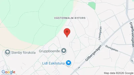Lägenheter att hyra i Eskilstuna - kort over placeringen