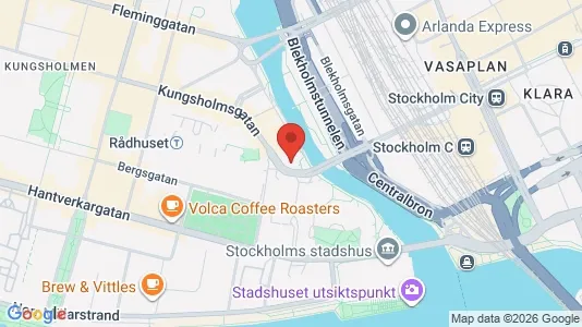 Lägenheter att hyra i Kungsholmen - kort over placeringen