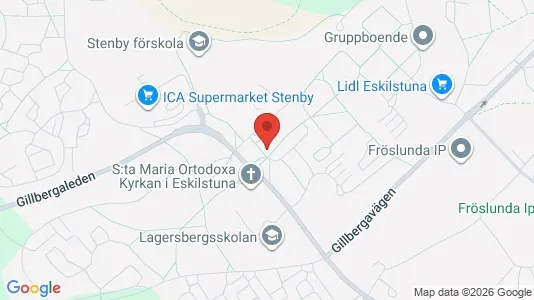 Lägenheter att hyra i Eskilstuna - kort over placeringen