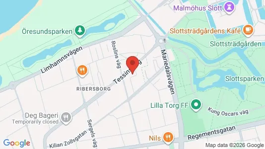 Lägenheter att hyra i Malmö Centrum - kort over placeringen