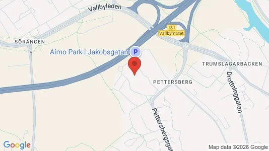 Lägenheter att hyra i Västerås - kort over placeringen