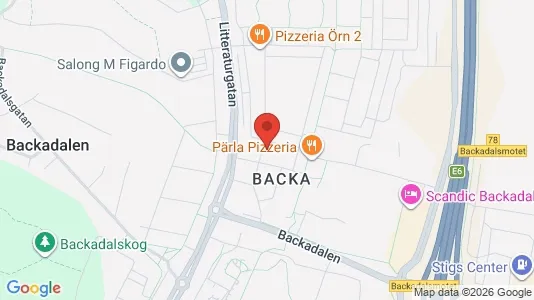 Lägenheter att hyra i Norra hisingen - kort over placeringen