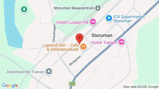 Lägenheter att hyra i Storuman - kort over placeringen