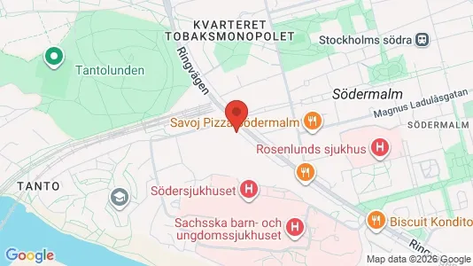 Lägenheter att hyra i Södermalm - kort over placeringen