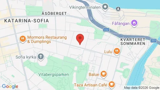 Lägenheter att hyra i Södermalm - kort over placeringen