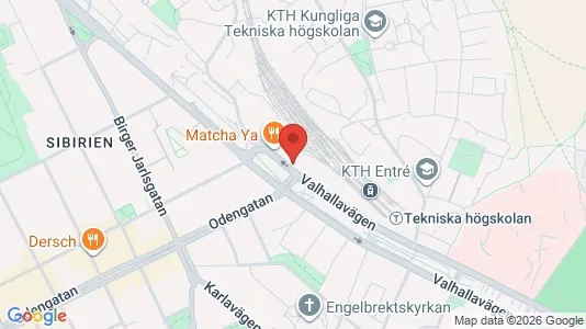 Lägenheter att hyra i Östermalm - kort over placeringen
