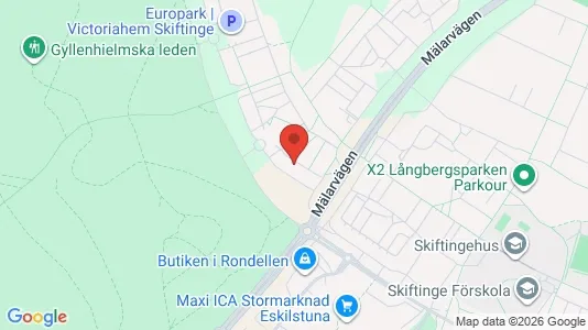 Lägenheter att hyra i Eskilstuna - kort over placeringen
