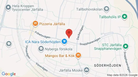 Lägenheter att hyra i Järfälla - kort over placeringen