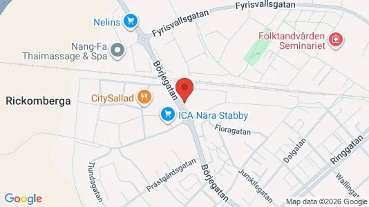 Lägenheter att hyra i Uppsala - kort over placeringen