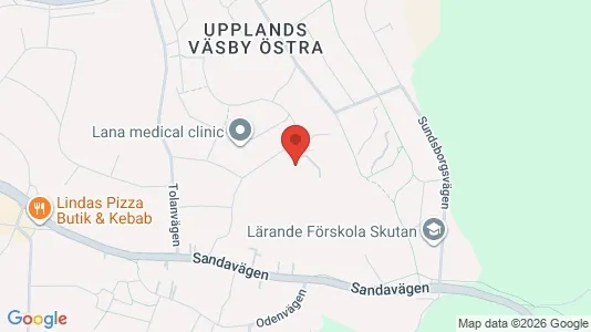 Lägenheter att hyra i Upplands Väsby - kort over placeringen