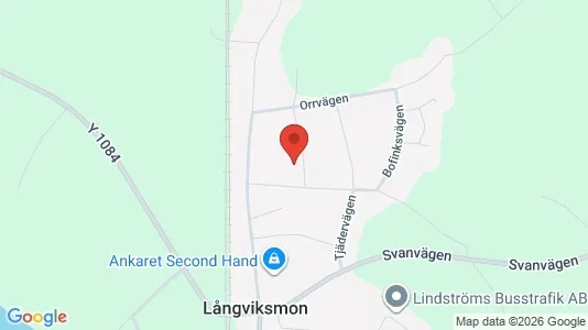 Lägenheter att hyra i Örnsköldsvik - kort over placeringen