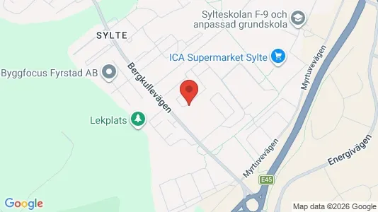 Lägenheter att hyra i Trollhättan - kort over placeringen