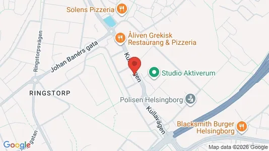 Lägenheter att hyra i Helsingborg - kort over placeringen