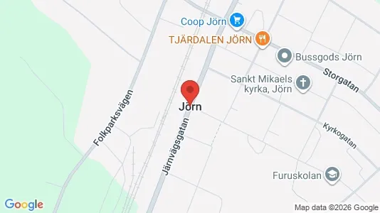 Lägenheter att hyra i Skellefteå - kort over placeringen