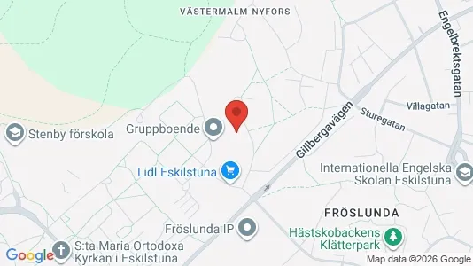 Lägenheter att hyra i Eskilstuna - kort over placeringen