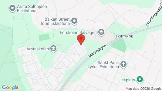 Lägenheter att hyra i Eskilstuna - kort over placeringen