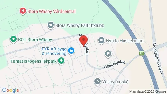 Lägenheter att hyra i Upplands Väsby - kort over placeringen