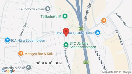 Lägenheter att hyra i Järfälla - kort over placeringen