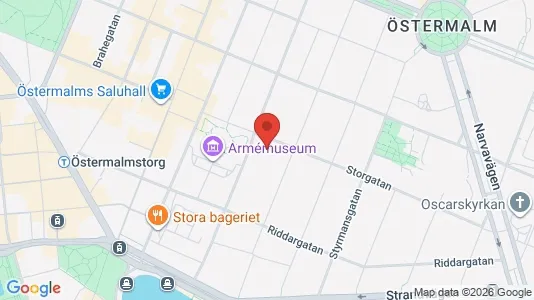 Lägenheter att hyra i Östermalm - kort over placeringen