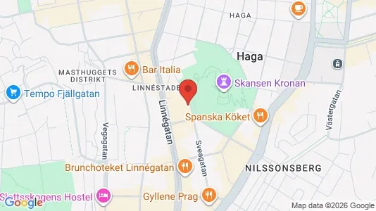 Lägenheter att hyra i Göteborg Centrum - kort over placeringen