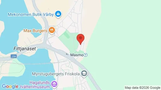 Lägenheter att hyra i Huddinge - kort over placeringen