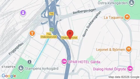 Lägenheter att hyra i Örgryte-Härlanda - kort over placeringen