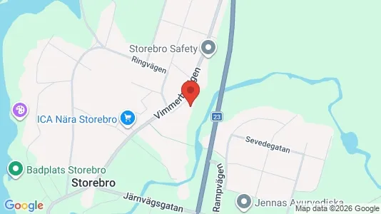 Lägenheter att hyra i Vimmerby - kort over placeringen